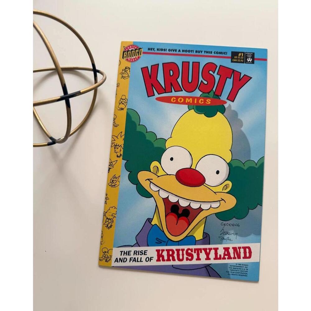 Krusty Comics #1: The Simpsons, 1995 - First Issue, NM Condition Comic